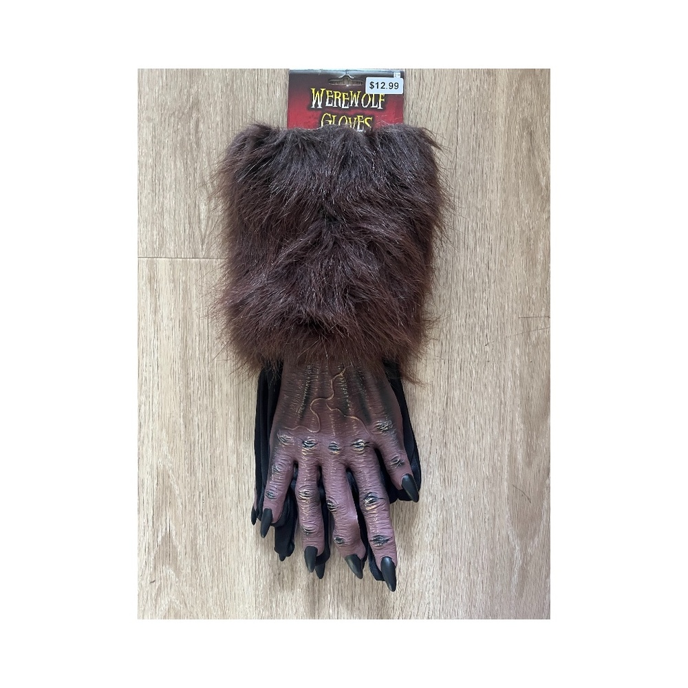 NWT Halloween Costume Werewolf gloves